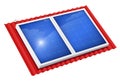 Solar panel for alternative energy. Ecological system. Royalty Free Stock Photo