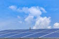 Solar panel alternative energy Royalty Free Stock Photo