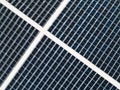 A Solar Panel Array from Above Royalty Free Stock Photo