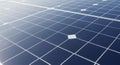 Solar Panel Array in Bright Outdoor Setting Royalty Free Stock Photo