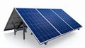 Solar Panel Array for Renewable Energy Generation Royalty Free Stock Photo