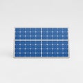 Solar Panel Array on White Background Royalty Free Stock Photo