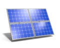 Solar Panel Blue Sky Reflection Royalty Free Stock Photo
