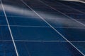 Solar Panel Blue Texture Close Detail Energy Renewable Device Installation Royalty Free Stock Photo