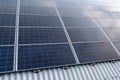 Solar panel clean power energy alternative electricity source Royalty Free Stock Photo