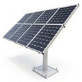 Solar panel 3D model realistic Royalty Free Stock Photo