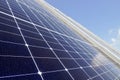 solar panel detail close up Royalty Free Stock Photo