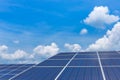 Solar panel ecological power Royalty Free Stock Photo