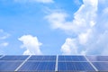 Solar panel ecological power Royalty Free Stock Photo