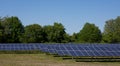 Solar Panel Farm Royalty Free Stock Photo