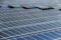 Solar panel generating electricity clean energy Royalty Free Stock Photo