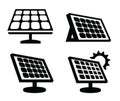 Solar panel icon