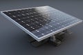 Solar Panel Isolated. 3D rendering Royalty Free Stock Photo