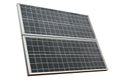 Solar panel isolated over white Royalty Free Stock Photo