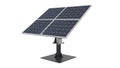 Solar panel mounted on adjustable stand Royalty Free Stock Photo