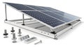 Solar Panel Mounting System Royalty Free Stock Photo