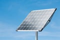 Solar panel over sky background Royalty Free Stock Photo