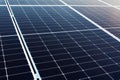 Solar panel, Photovoltaic solar cell eco technology, alternative renewable energy for the future Royalty Free Stock Photo