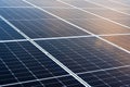 Solar panel, Photovoltaic solar cell eco technology, alternative renewable energy for the future Royalty Free Stock Photo