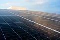 Solar panel, Photovoltaic solar cell eco technology, alternative renewable energy for the future Royalty Free Stock Photo