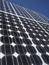 Solar panel photovoltaic cells copy space Royalty Free Stock Photo