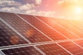 Solar panel and renewable energy Royalty Free Stock Photo