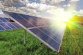 Solar panel and renewable energy Royalty Free Stock Photo