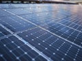 Solar Panel Roof Close Up Royalty Free Stock Photo