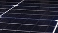 Solar Panel Rotate. Monocrystalline Solar Battery. Solar Energy. Silicon Wafer