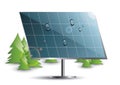 Solar panel set Royalty Free Stock Photo