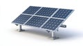 Solar panel on stand, harnessing clean energy for a sustainable future Royalty Free Stock Photo