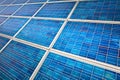 Solar panel on a sunny day Royalty Free Stock Photo