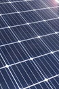 Solar panel texture background. Photovoltaic cells, close-up, sunny day Royalty Free Stock Photo