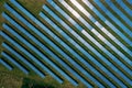 solar panel fields