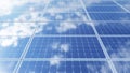 Solar panels. Alternative energy. Renewable energy concept. Ecological, clean energy. Photovoltaic solar panels, with