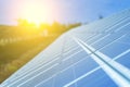 Solar panels, alternative source environmentally friendly energy Royalty Free Stock Photo