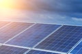 Solar panels, alternative source environmentally friendly energy Royalty Free Stock Photo