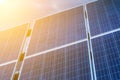 Solar panels, alternative source environmentally friendly energy Royalty Free Stock Photo