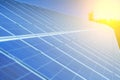 Solar panels, alternative source environmentally friendly energy Royalty Free Stock Photo