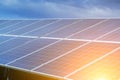 Solar panels, alternative source environmentally friendly energy Royalty Free Stock Photo