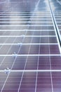 Solar panels background. Photovoltaic renewable energy source Royalty Free Stock Photo