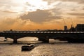 Solar Panels on Blackfriars Bridge in London Royalty Free Stock Photo
