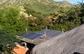 Solar panels in Cabo Pulmo, an echo village