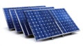Solar panels clean energy for sustainable future Royalty Free Stock Photo