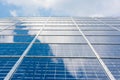 Solar Panels Closeup Blue Technology Clear Sunny Day Clouds Reflection Green Energy Real Royalty Free Stock Photo