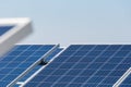 Solar energy panels closeup Royalty Free Stock Photo