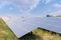 Solar panels energy. Photovoltaic technology renewable green energy concept. Royalty Free Stock Photo