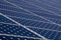Solar panels for energy saving Royalty Free Stock Photo