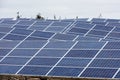 Solar panels filling the landscape at a new Solar Farm