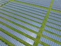 Solar panels, green clean alternative renewable energy resource system. Ecologic sustainable innovative environmental Royalty Free Stock Photo